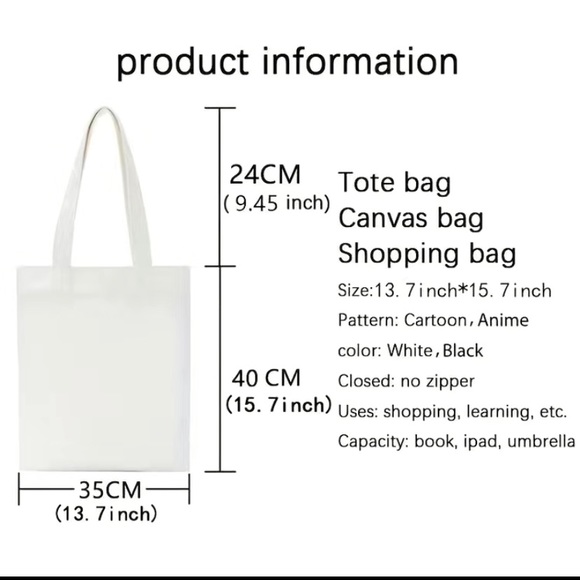 Taylor Swift Eras Album Book Tote Bag - Picture 6 of 6